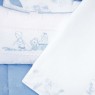 Cobertor Soft para Bebê Jouy Azul