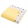 Cobertor Soft para Bebê - Amarelo New York Triângulo Colorido
