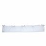 Cobertura para Grade de Berço 1 Peça Percal 400 Fios Branco