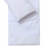 Colchonete para Carrinho de Bebê com Fronha Malha Pompom Blanche Matelassado