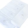 Conjunto 5 Fraldas para Bebê Cremer Luxo Premiere Branco