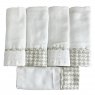 Conjunto 5 Fraldas para Bebê Cremer Luxo Windsor Bege