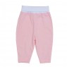 Conjunto Batinha para Bebê 3 Peças Bordado Love Flowers Creme Rosa - Tamanho Único