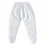 Conjunto Clássico 2 Peças para Bebê Gola Piquet Branco/Pontilhado Azul - Tamanho Único