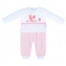 Conjunto Pagão 3 Peças Bordado Teddy Bear Rosa - Tamanho Único