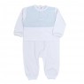 Conjunto Pagão para Bebê 3 Peças Bordado Harry Azul - Tamanho Único