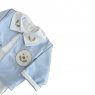 Conjunto Pagão 3 Peças Algodão Egípcio Xadrez Azul Ursinho