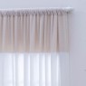 Cortina para Quarto de Bebê Percal Barrado Estampado Lollipop Percal Bege com Renda