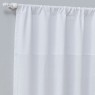 Cortina para Quarto de Bebê Percal Barrado Lollipop Piquet Branco