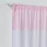 Cortina para Quarto de Bebê Percal Barrado Estampado Lollipop Poá Rosa