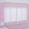 Cortina para Quarto de Bebê Percal Barrado Estampado Lollipop Floral Rosa Animaizinhos