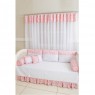 Cortina para Quarto de Bebê com Argolas London Rosa