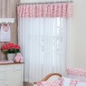 Cortina para Quarto de Bebê com Argolas London Rosa