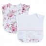 Duo de Babadores para Bebê Bordado Inglês Catarina Nude