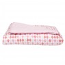 Edredom de Berço Estampa Dupla Face e Duvet London Rosa