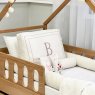 Encosto para Cama Babá e Solteiro Personalizado Linho Bege