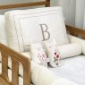 Encosto para Cama Babá e Solteiro Personalizado Linho Bege