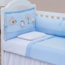 Kit Enxoval de Berço Lollipop II Animaizinhos Azul 8 peças