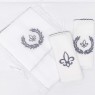 Fralda de Ombro Cremer para Bebê com 2 Fraldas Boca Fleur de Lis Marinho