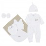 Gift Set para Bebê Fleur de Lis Vanilla 7 Peças - Tamanho Único