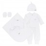 Gift Set para Bebê Kingdom Branco 7 Peças - Tamanho Único