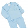 Kimono Maternidade para Bebê Valencia Azul 3 Peças - Tamanho Único