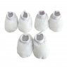 Kit 3 Pares de Sapatinhos Malha para Bebê - Branco