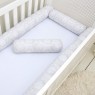 Kit de Berço Rolinho 4 Peças Damask Branco