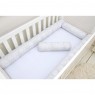 Kit de Berço Rolinho 4 Peças Damask Branco