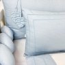 Kit Enxoval de Berço 6 Peças Trança Clássico Linho Azul