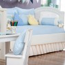 Kit Cama Babá 7 peças com Saia Lollipop II Classic Pérola Azul