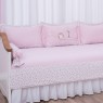 Kit Cama Babá 7 peças com Saia Lollipop II Animaizinhos Floral