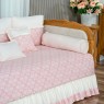 Kit Cama Babá 9 Peças com Saia Jardim Secreto Rosa