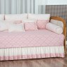 Kit Cama Babá 9 Peças com Saia Jardim Secreto Rosa