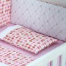 Kit Enxoval de Berço London Rosa 9 Peças