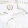 Kit Enxoval de Berço Lollipop Teddy Nude 9 Peças com Mosquiteiro