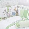 Kit Enxoval de Berço Savanah Verde 10 Peças com Mosquiteiro