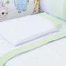 Kit Enxoval de Berço Savanah Verde 10 Peças com Mosquiteiro