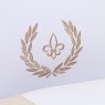 Kit Enxoval de Berço Fleur de Lis Vanilla 7 peças