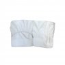 Kit Mini Berço - Protetor de Colchão + Lençol com Elástico 400 Fios Branco