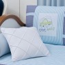 Kit Cama Babá 9 Peças com Saia Holiday Azul