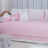 Kit Cama Babá 9 Peças com Saia Versailles Rosa