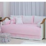 Kit Cama Babá 9 Peças com Saia Versailles Rosa