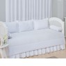 Kit Cama Babá 7 peças com Saia Lollipop Bambino Branco