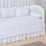 Kit Cama Babá 7 peças com Saia Lollipop Chegou uma Princesa Branco