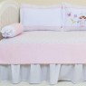 Kit Cama Babá 7 peças Lollipop com Saia Provence Rosa