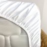 Lençol para Berço 1 Peça Percal 400 Fios Branco c/ Elástico
