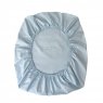 Lençol para Mini Berço 1 Peça c/ Elástico Percal Azul