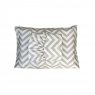 Lençol para Mini Cama 2 Peças Estampado Chevron Cinza  - Lençol c/ Elástico e Fronha