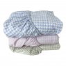 Lençol para Mini Cama 2 Peças Estampado Windsor Bege  - Lençol c/ Elástico e Fronha